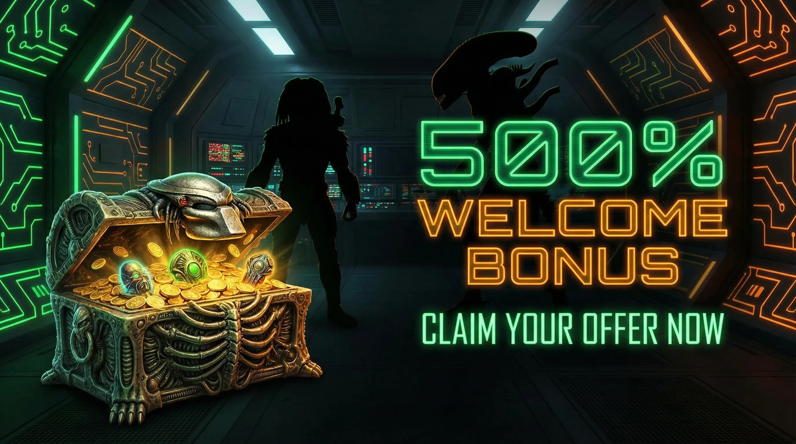 Bônus de Boas-Vindas geralbet - 500% até R$5000 com baú do tesouro alienígena